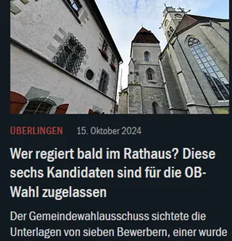 Wer regiert bald im Rathaus? Diese sechs Kandidaten sind für die OB-Wahl zugelassen